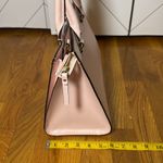 Kate Spade  New York Light Pink Leather Compartment Shoulder Bag Purse Photo 5
