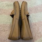 Coach  Fredrica Tan Pebbled Leather Driving Loafers Slip-On Flats Preppy Heritage Photo 4