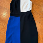 Tommy Hilfiger Colorblock Sheath Dress – Size 2 – Modern Chic Workwear Photo 0