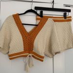 MISA Los Angeles $465 New Misa Crochet Top and Shorts Set - XS Photo 1