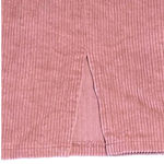 Princess Polly  Pink Corduroy Short Mini Skirt with Front Slit ~ Women's Size 6 Photo 4