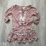 Vintage Havana Drop Waist Ruffle Dress Photo 2