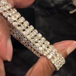 Stunning diamanté stretch bracelet. Fits any size. Stunning. Photo 3