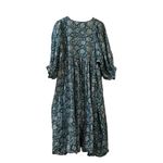 Daughters of India Kyra Maxi Dress in Ocean Blue Boho Prairie Size Medium Photo 8