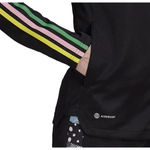 Adidas Women's Trio Pride XL Black Multicolor Aeroready Track Jacket Photo 3