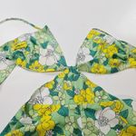 More to Come Sandy Flared Jumpsuit in Green Floral Medium Yellow Photo 8