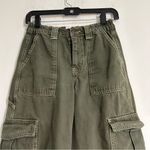 BDG  Urban Outfitters Green Cargo Patch Pocket Straight Leg Utility Pants Size 26 Photo 2