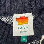 Farm Rio  Floral Black and Cream Knit Cardigan Photo 10