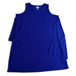 Susan Graver  Sleeveless Blue Dress size 2X Photo 0