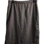 Ralph Lauren Lauren  Gray Pencil‎ Skirt Professional Office Wear Size 12 Photo 0