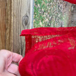 Chico's Women's Vintage Red Asian Print Lightweight Jacket Size 3 (U.S. XL) Photo 2