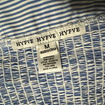HYFVE  blue and white striped top M Photo 4