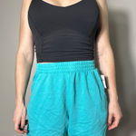 Old Navy  5 inch Shirt Blue Wing Teal Size Small NWT Photo 0