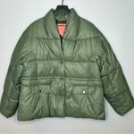 J.Crew  Signature Green Puffer Coat Size L NWT Photo 0
