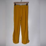 Anthropologie ‎ Yellow Textured Polka Dot Pull On Straight Leg Pants XS Photo 1