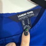 Lands End Royal Blue Women's Blouse Size 10 Photo 3