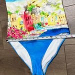 Kate Spade  Ocean Grove Underwire Halter One Piece Swimsuit Blue Pink Size XL Photo 7