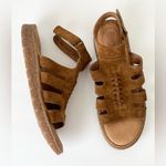 Born La Porta open toe leather sandals with ankle strap 9 Brown Photo 10