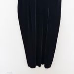 VTG Sheena Dress Size M Black Velvet Rhinestone Puff Sleeve Whimsigoth 90s Glam Size M Photo 2