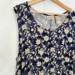 Vintage Expressions Plus blue white summer sundress women's size 3XL rayon Photo 1