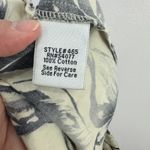 CAbi Pleated Mini Skirt 6 Black Floral Quiet Luxury Preppy Artistic Cotton Photo 2