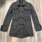BCX Women's Gray Tweed Double-Breasted Coat Size Medium Photo 5
