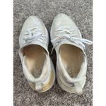 Sorel  Women's 7 Explorer Blitz Stride Lace Sneakers Cream Knit Mesh Athletic Gym Photo 5