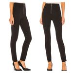 Lovers + Friends  Skinny Pants With Exposed O Ring Front Zip in Black Photo 1