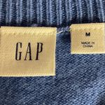 Gap  Women's V-Neck Long Sleeve Relaxed‎ Fit Ribbed Knit Pullover Sweater Size M Photo 7