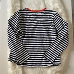 Mod Ref Mod Red Navy White Stripes Long Sleeve Top Photo 2