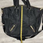 Vince Camuto Black Shoulder Bag with Gold Accents Photo 6