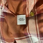 New Glory  Rust and White Plaid Blouse Photo 3