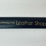 Vintage Leather Shop Women’s Dark Brown Designer Belt with Gold Buckle Size M Black Size M Photo 6