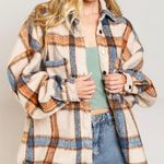 POL Oversized Flannel Shacket Photo 4