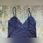 Victoria's Secret Victoria’s Secret navy blue lace trim short nightgown, size large Photo 4