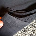 Eileen Fisher  Black Sheath Midi Dress Scoop Neck Linen Blens Easter Church Xs Photo 6