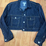 Cropped denim jacket Blue Size L Photo 0