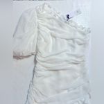 NWT MERIGM Magda bridal dress, size 2/M; missing belt White Photo 3