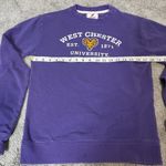 League 91 Purple West Chester University Crewneck Sweatshirt Unisex Size Small Photo 5