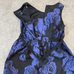 Lane Bryant 14 sleeveless floral jacquard satiny belted dress D4 2455 Photo 5