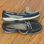 Sperry Women's Top-Sider Blue Leather Angelfish Boat Shoes Tan Size 7.5 STS94002 Photo 0