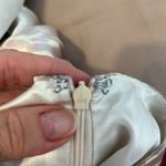 Romy szXS satin sleeveless wrap front lined side zip flowy skirt dress EUC Size XS Photo 6