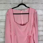 Beginning Boutique  Lucy Baby Pink Long Sleeve Mini Dress Size 16 Photo 6