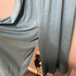 Womens Pant Romper Jumper Blue Green Loose Wideleg Leg OFF SHOULDER Pockets XL Photo 3