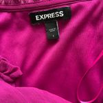 EXPRESS Pink Magenta Women's Layered Tunic Dress Balloon Sleeves Size Small Photo 6