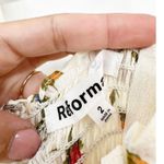 Reformation  Nikita White Floral Dress In Noemi Size 2 NEW Photo 3