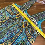 Free People  Banded Border Tank ASO Alex Russo Vintage Paisley Y2K 90’s M Photo 4