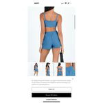 Princess Polly  Arabella Short Set Blue Size 0 Sold Out 2 Piece Photo 2