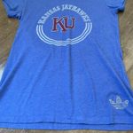 Adidas  Kansas Jayhawks blue short sleeve T-shirt graphic women’s size XL Photo 7