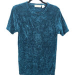 Carolyn Taylor  Green Chenille Granny Artsy Cozy Electric Preppy Sweater Top XL Photo 0